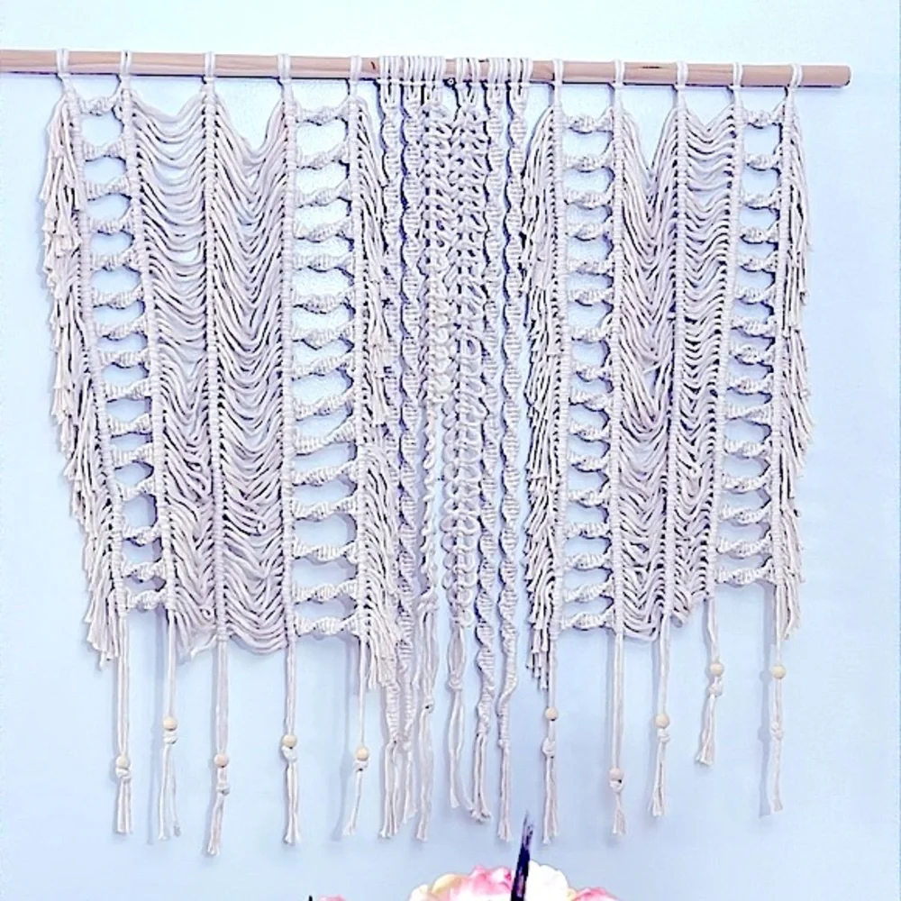 Soul Embellishments Bohemian Style HomeDecor Handwoven Macramé Tapestry Wall Art
